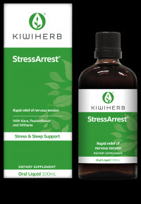 KIWI HERB Stress Arrest Liquid 100ml-Matakana Pharmacy